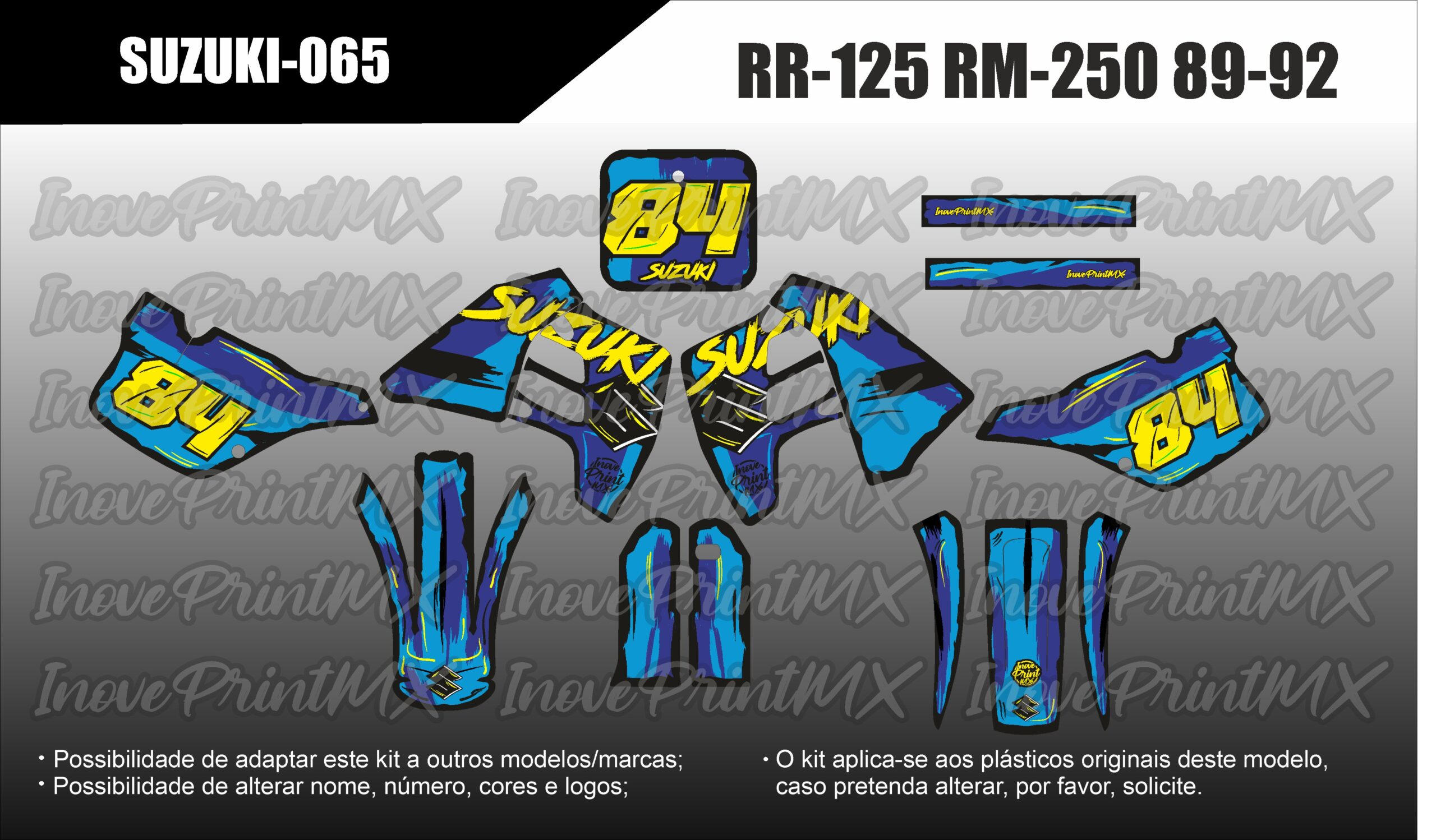 Suzuki RM-125 RM-250 89 - 92