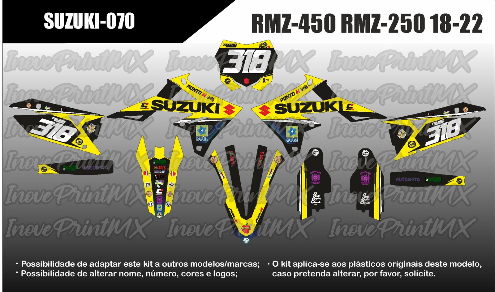 Suzuki RMZ-250 RMZ-450 18 - 22