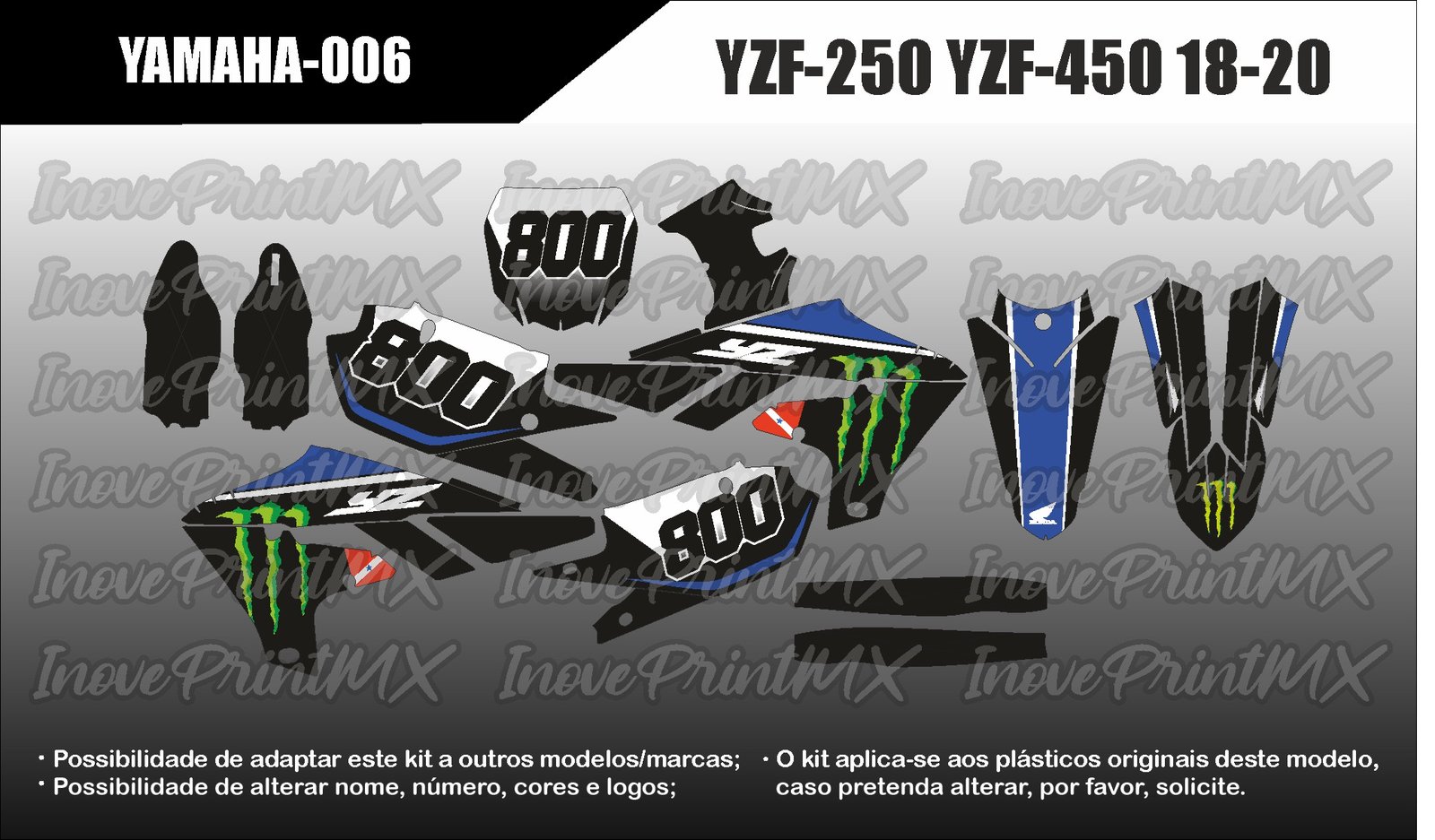 Yamaha YZF-250 YZF-450 18 - 20