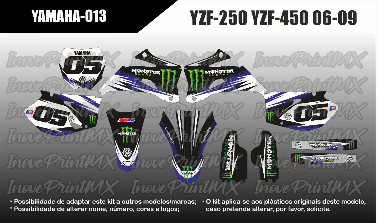 Yamaha YZF-250 YZF-450 06 - 09