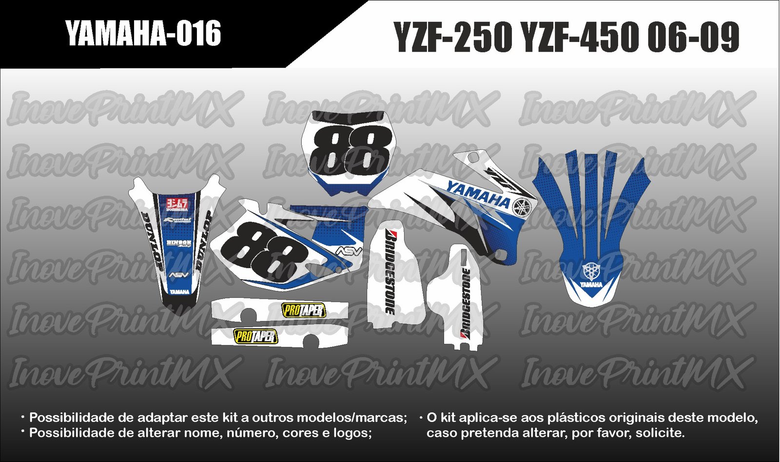 Yamaha YZF-250 YZF-450 06 - 09