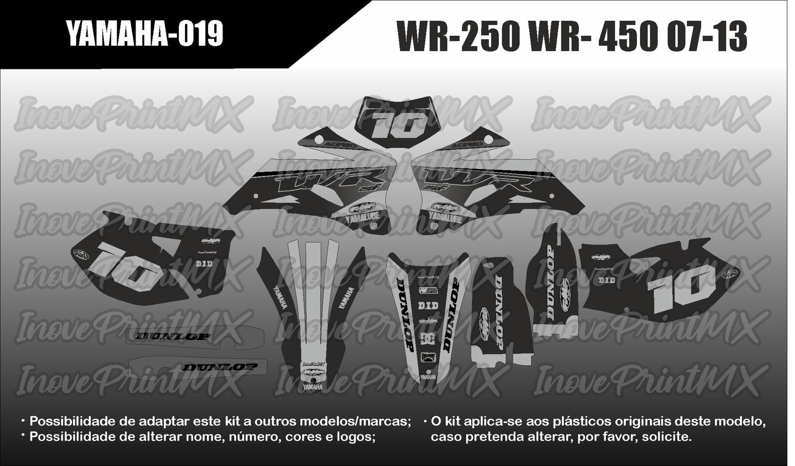 Yamaha WRF-250 WRF-450 07 - 13