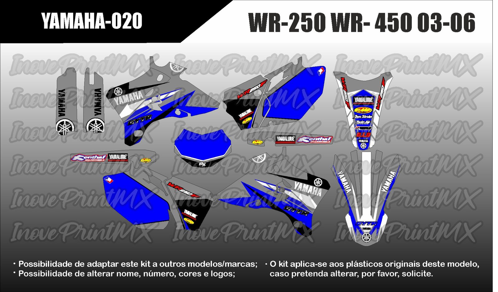 Yamaha WRF-250 WRF-450 03 - 06