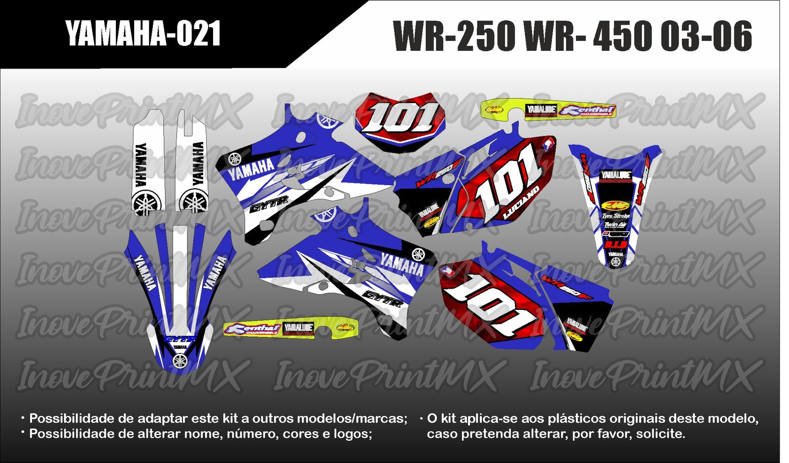 Yamaha WRF-250 WRF-450 03 - 06