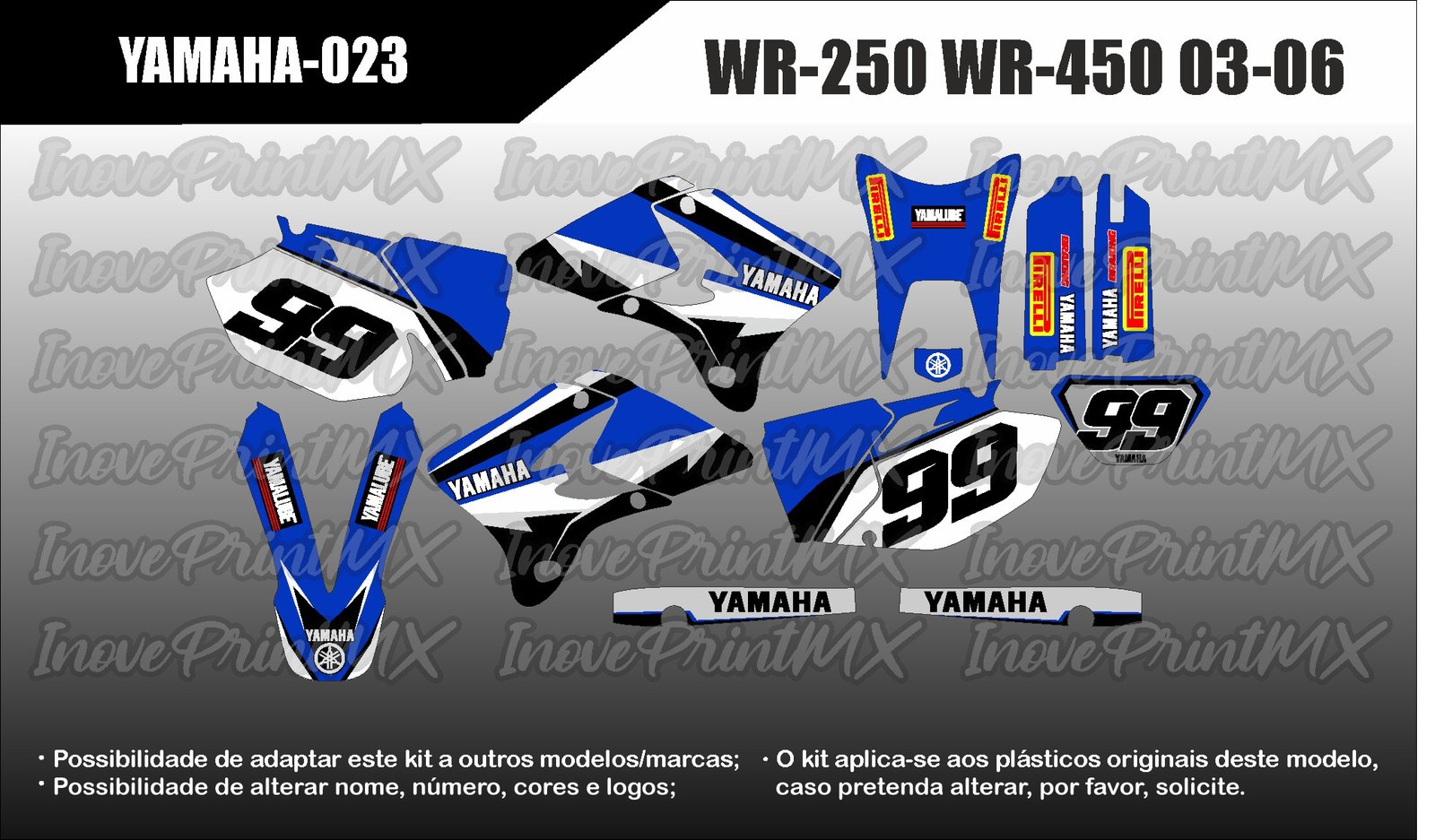 Yamaha WRF-250 WRF-450 03 - 06