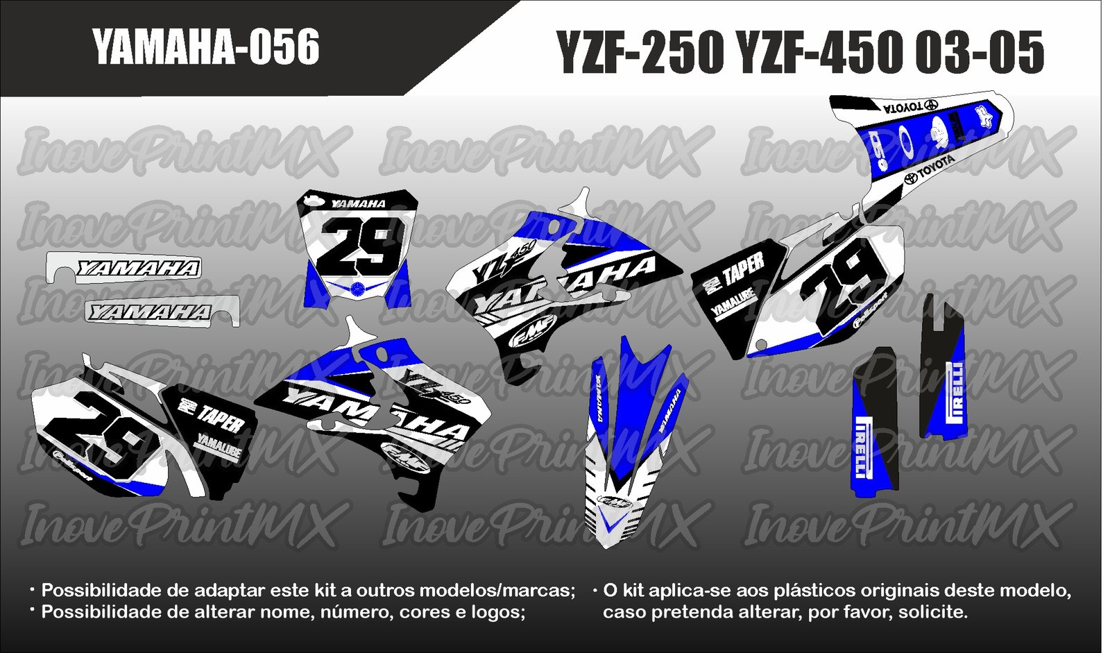 Yamaha YZF-250 YZF-450 03 - 05
