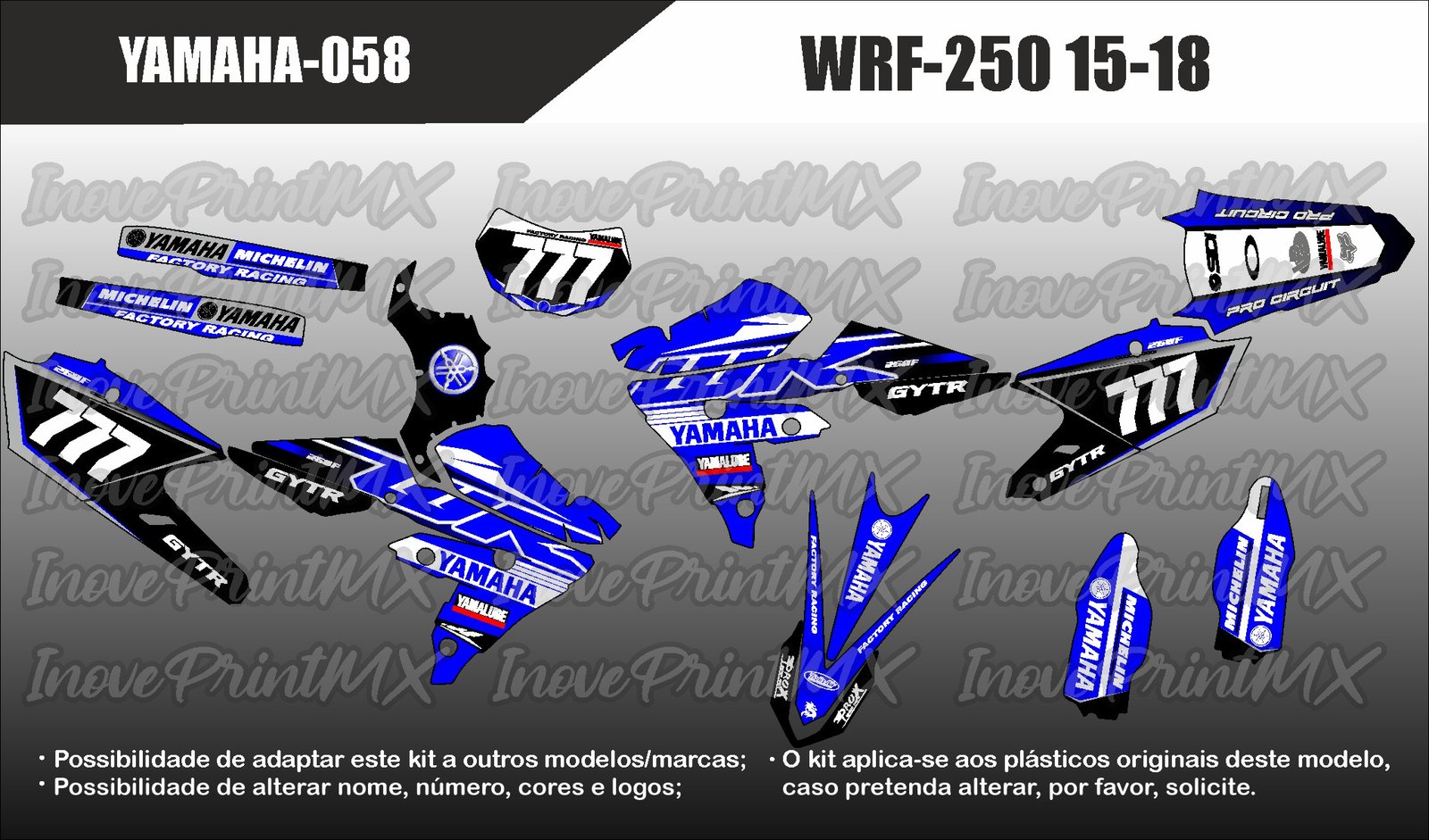 Yamaha WRF-250 15 - 18
