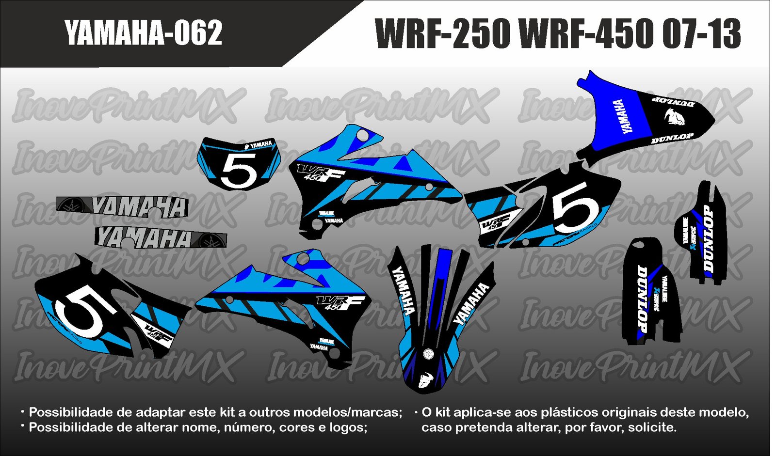 Yamaha WRF-250 WRF-450 07 - 13