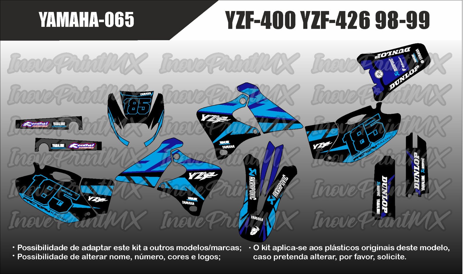 Yamaha YZF-400 YZF-426 98 - 01