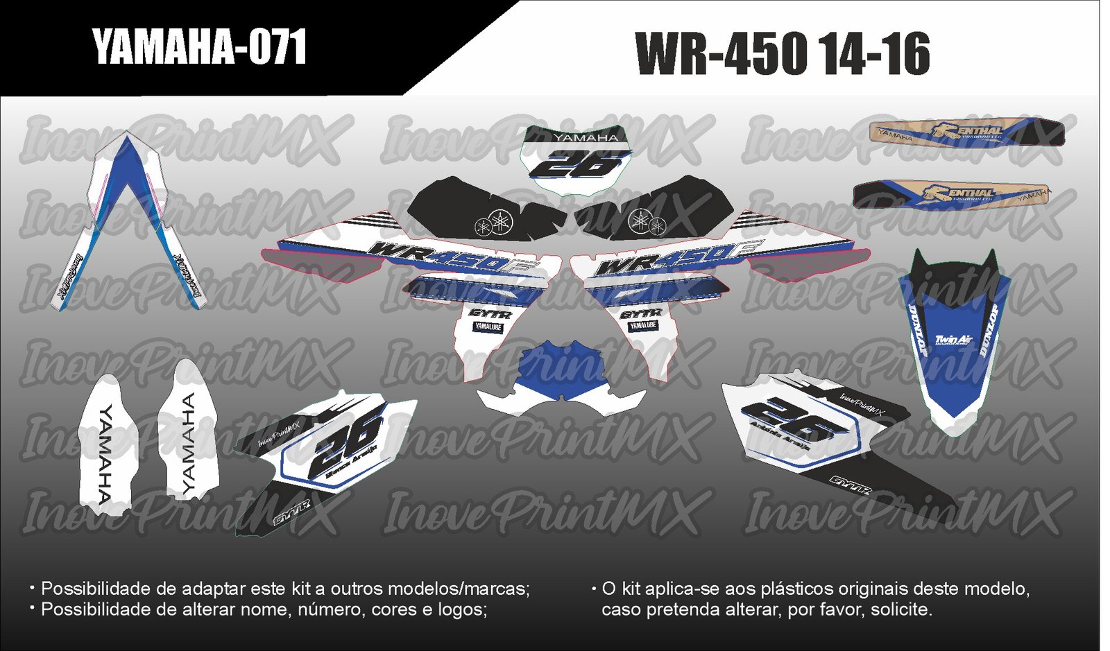 Yamaha WRF-450 14 - 16