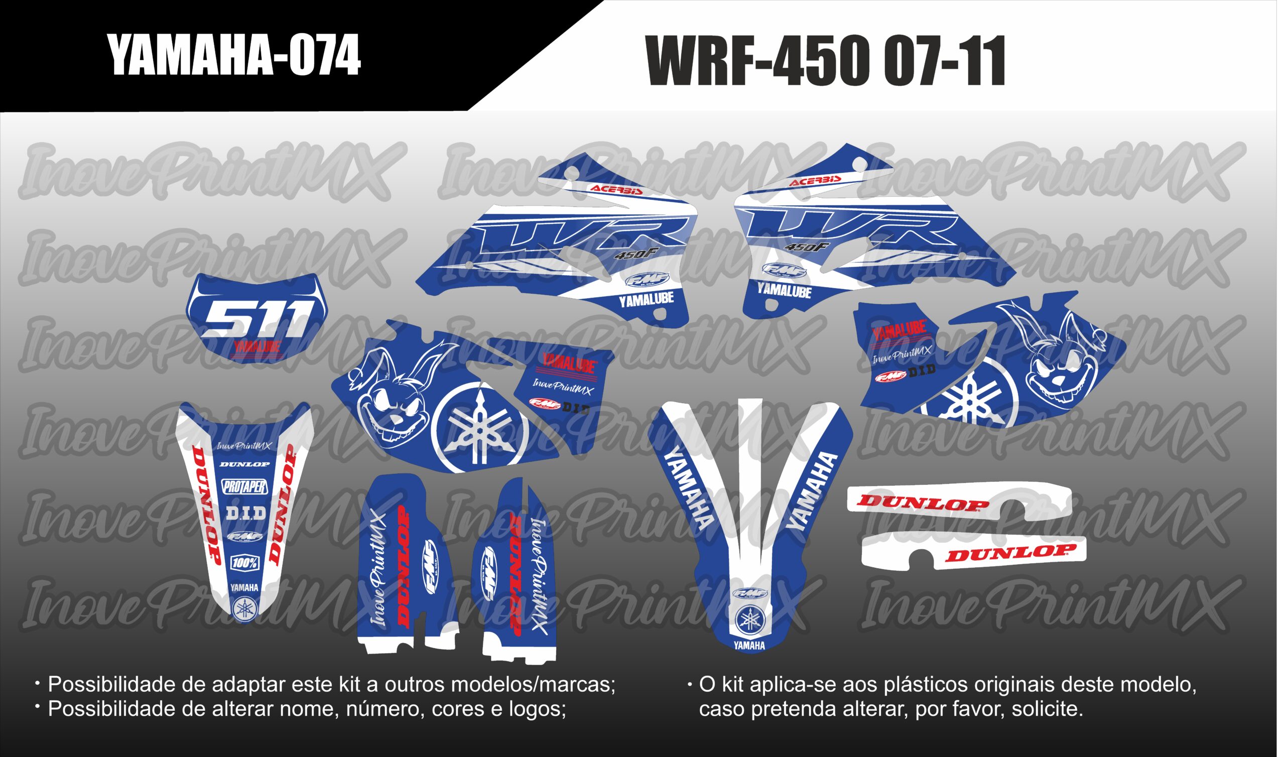 Yamaha WRF-450 07 - 11