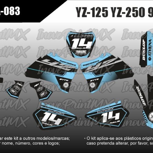 Yamaha YZ-125 YZ-250 96 - 01
