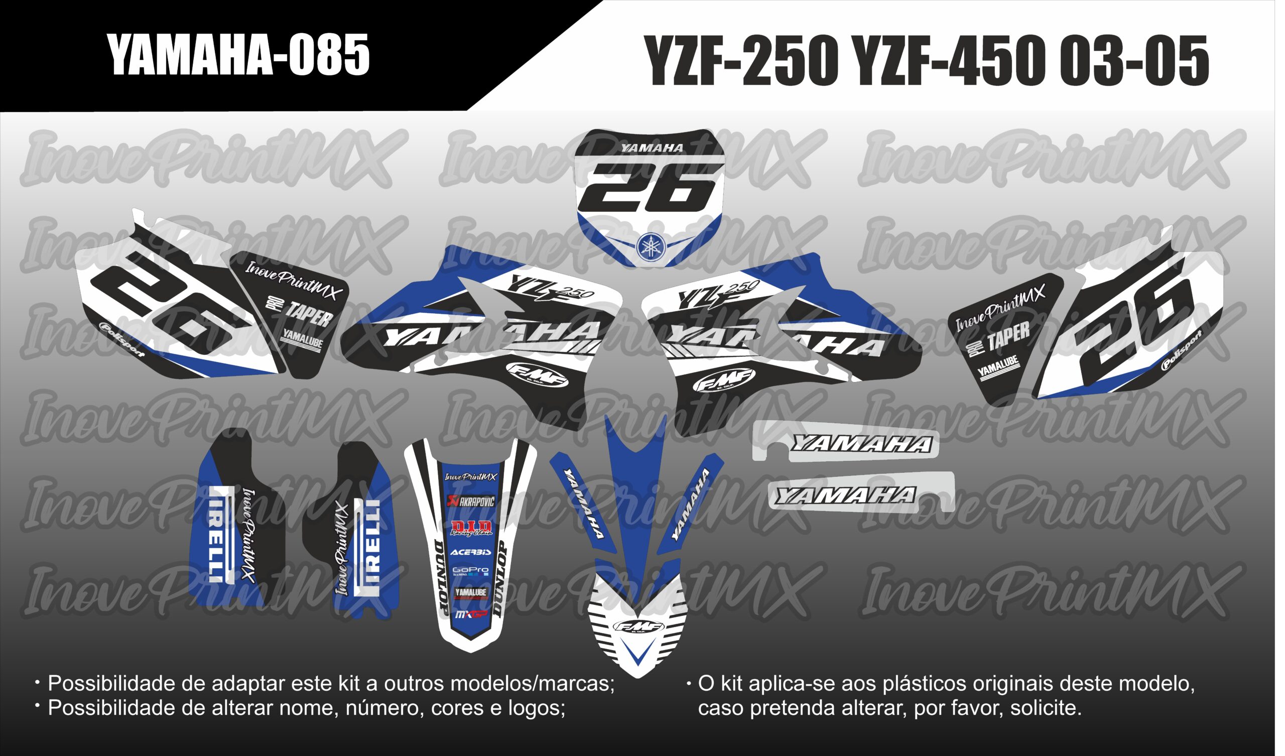 Yamaha YZF-250 YZF-450 03 - 05