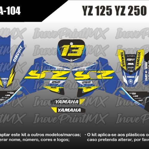 Yamaha YZ-125 YZ-250 93 - 95