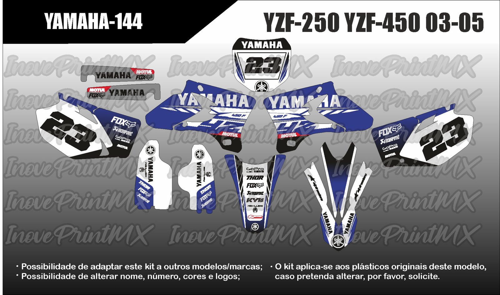 Yamaha YZF-250 YZF-450 03 - 05