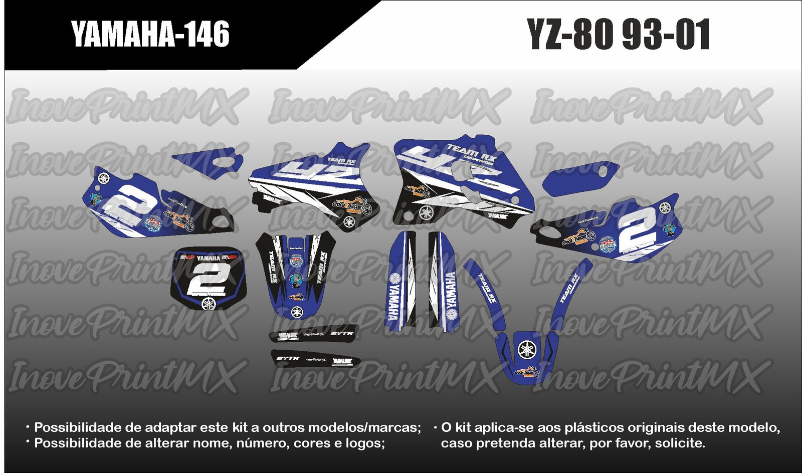 Yamaha YZ-80 93 - 01
