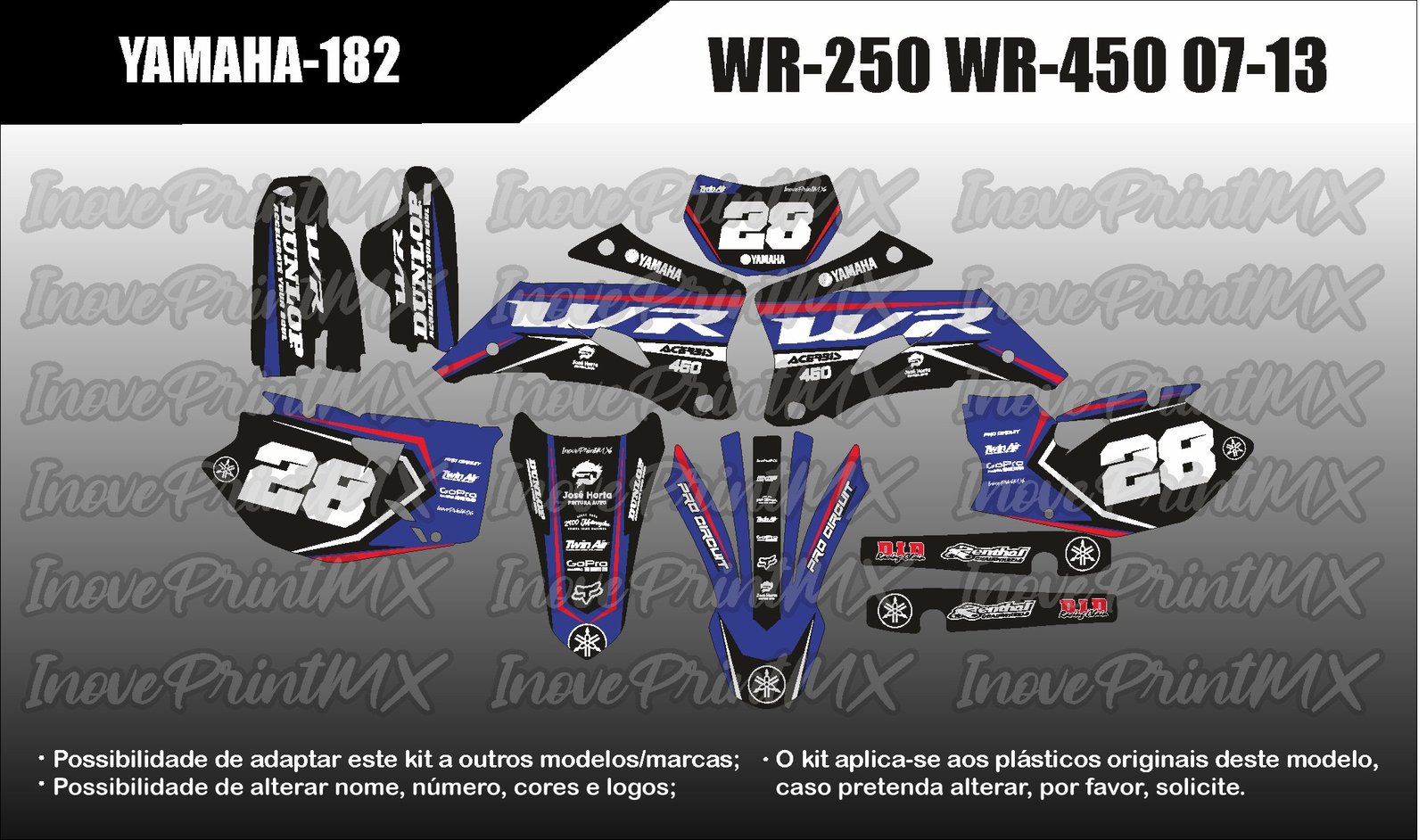Yamaha WRF-250 WRF-450 07 - 13