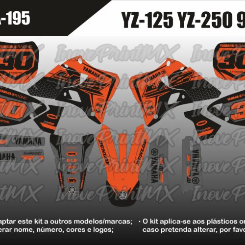 Yamaha YZ-125 YZ-250 96 - 01