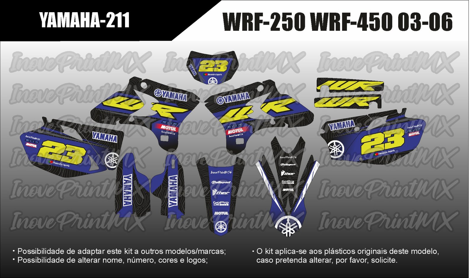 Yamaha WRF-250 WRF-450 03 - 06