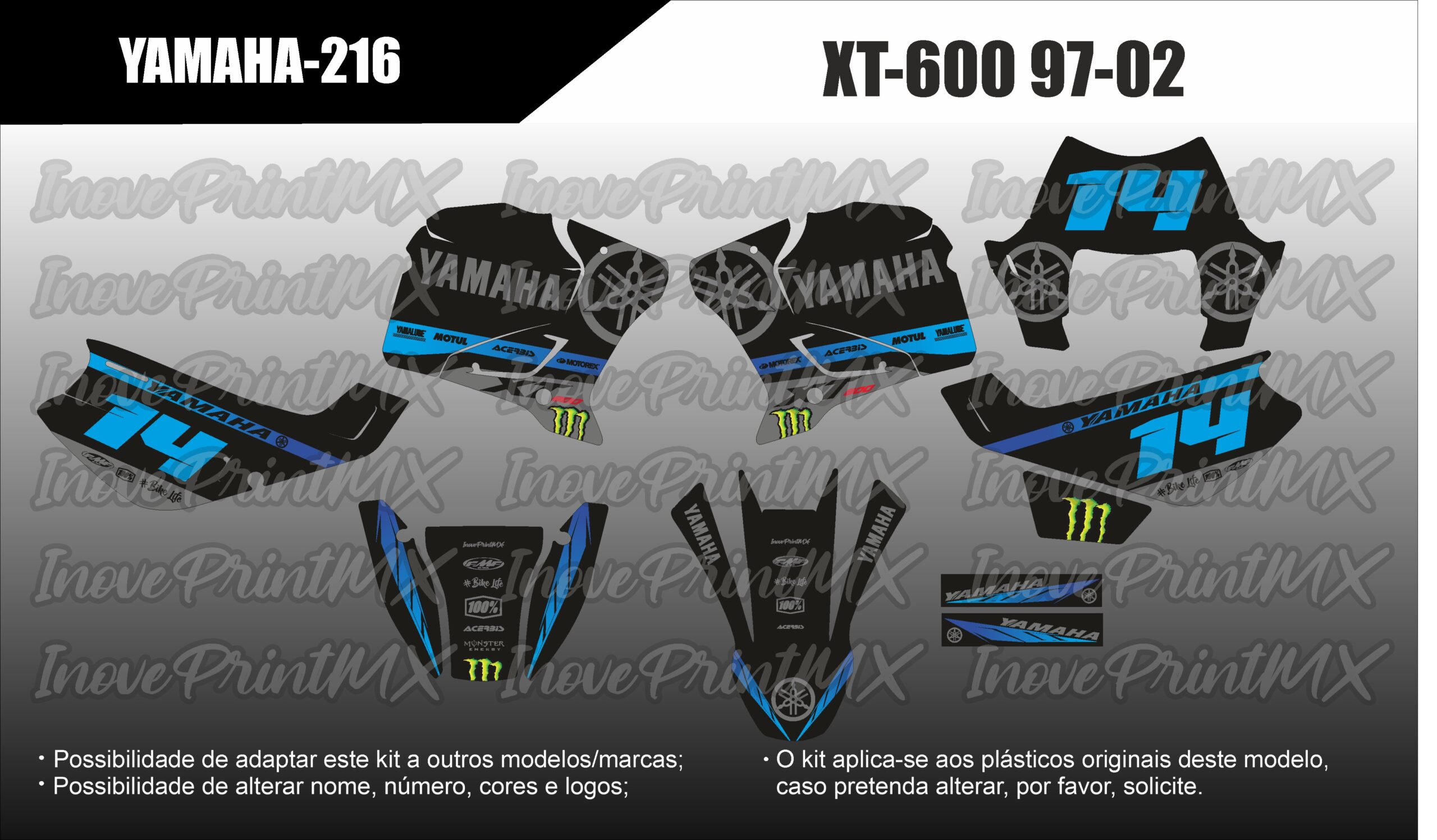 Yamaha XT-600 97 - 02