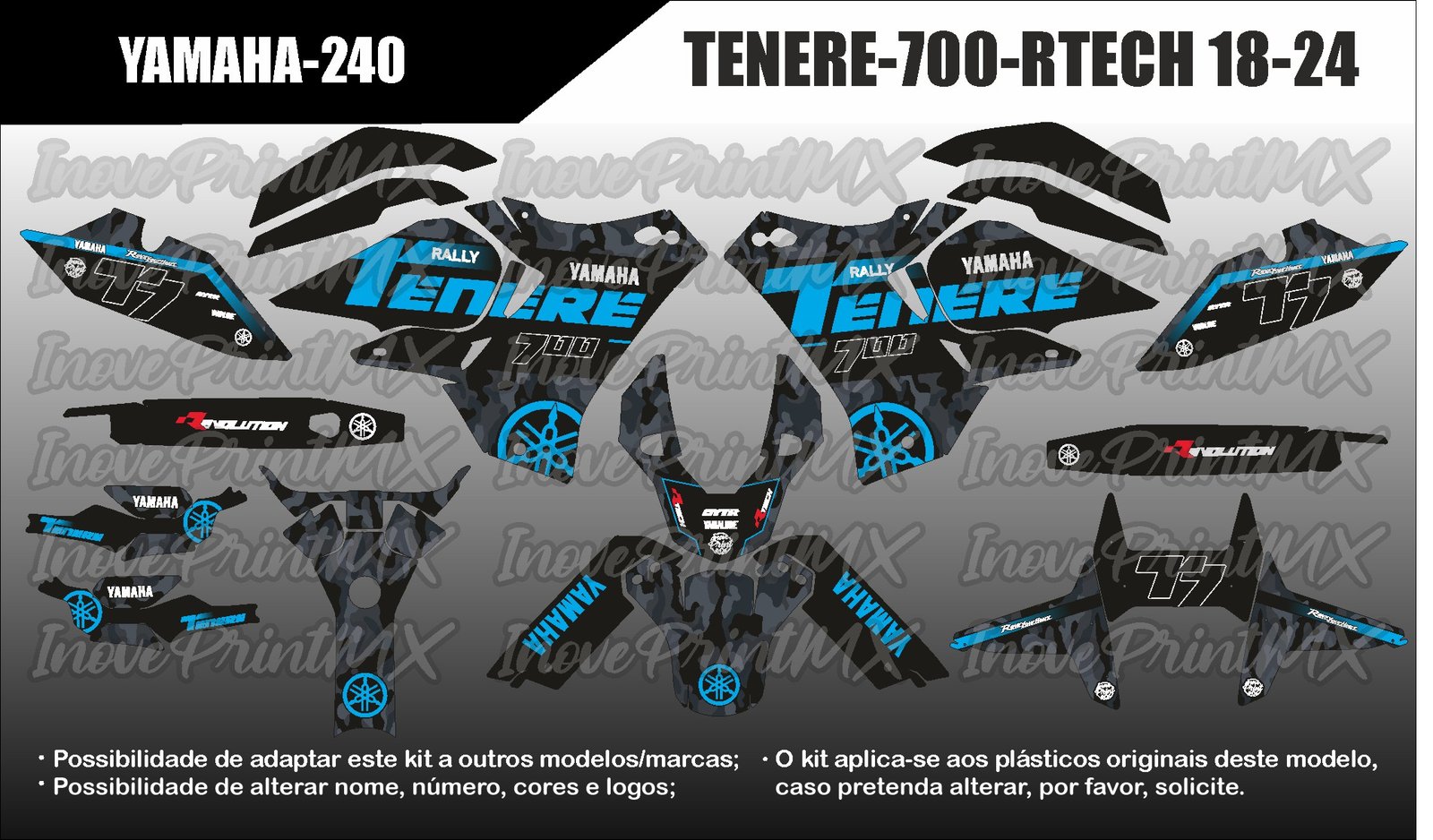 Yamaha TENERE-700-RTECH 18 - 24