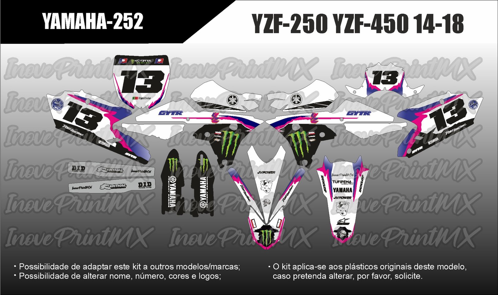 Yamaha YZF-250 YZF-450 14 - 18